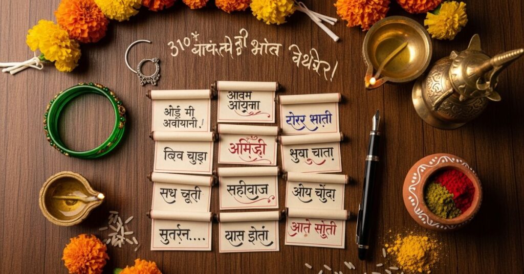 Marathi Look Caption for Instagram