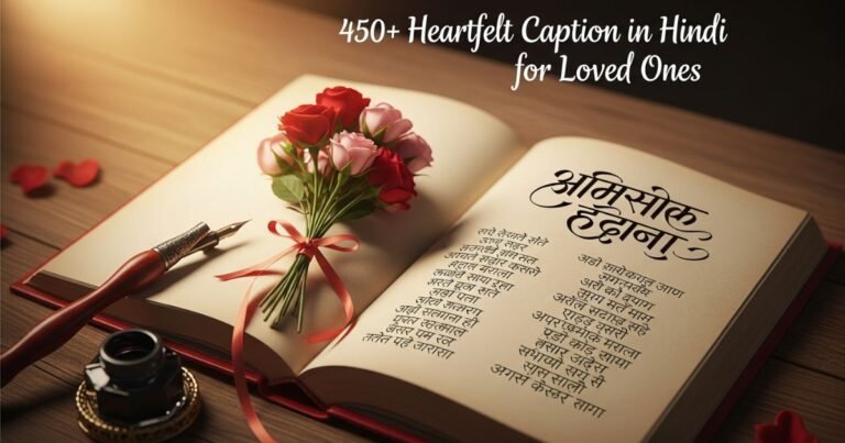 450+ Heartfelt Caption in Hindi for Loved Ones