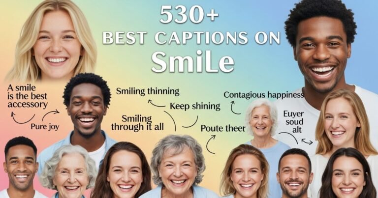 530+ Best Caption on Smile for Instagram and Social Media