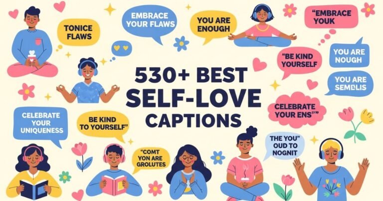 530+ Best Self Love Caption for Instagram to Boost Confidence
