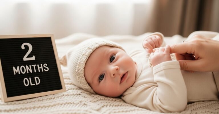 2 Months Old Baby Caption
