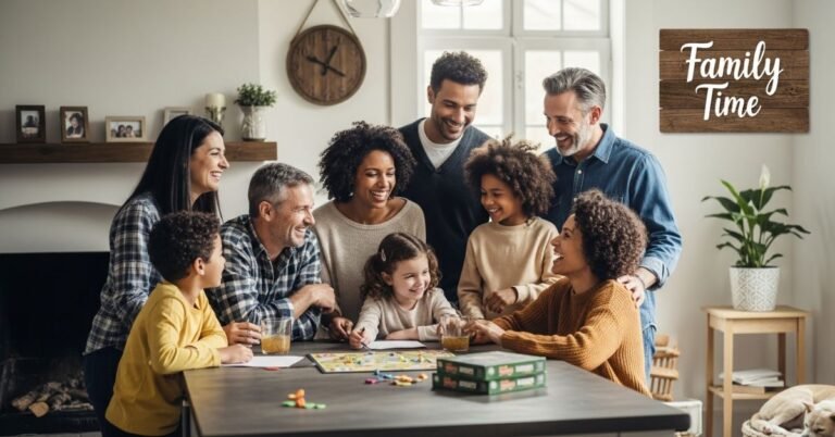 Caption for Family Time