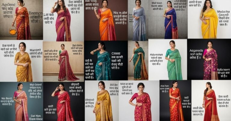 Caption for Saree in Hindi