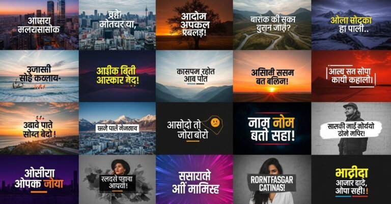 Marathi Caption