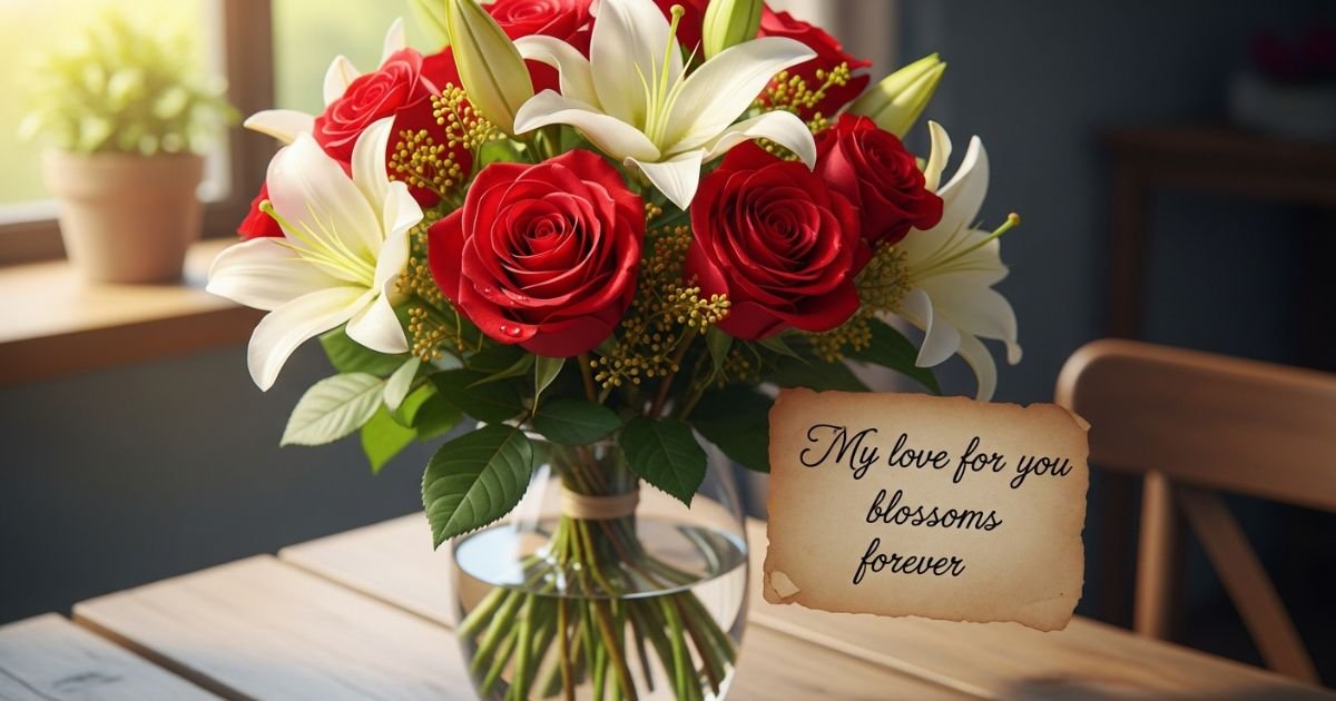 romantic-caption-for-flower