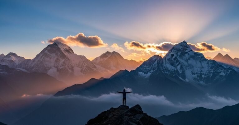 Mountain Caption